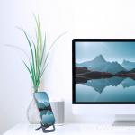 Desire2 Mobilholder Ultratynd Aluminium Mørkegrå