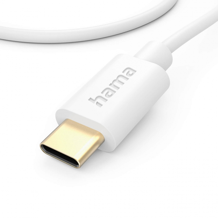 Hama Ladekabel USB-C til USB-C 1.0m Hvid