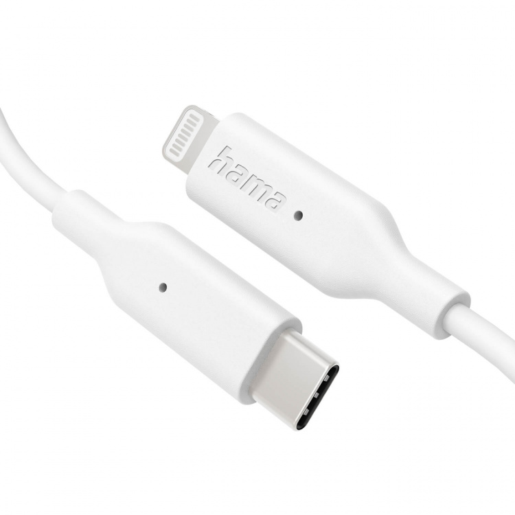 Hama Ladekabel USB-C til Lightning 1,0m Hvid