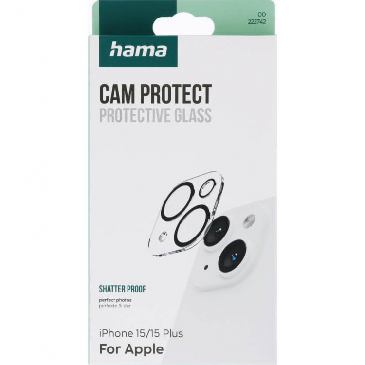 Hama Kamera Beskyttelse Glas iPhone 15 Pro/15 Plus