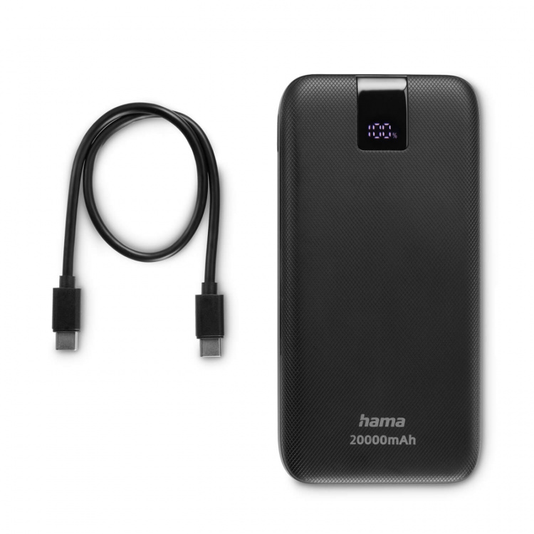 Hama Powerbank PD 20000mAh 2xUSB-C+1xUSB-A Anthracite