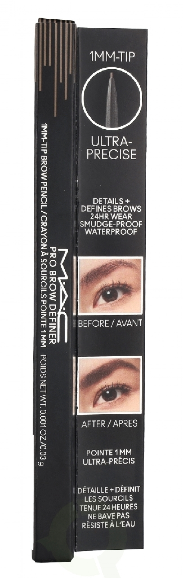 MAC Pro Brow Definer 1 Mm Tip Brow Pencil 24 Hour Waterproof 0.03 g Stylized