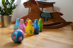 Barbo Toys Peppa Pig blødt bowling-sæt