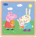 Barbo Toys Peppa Pig træpuslespil Rebecca