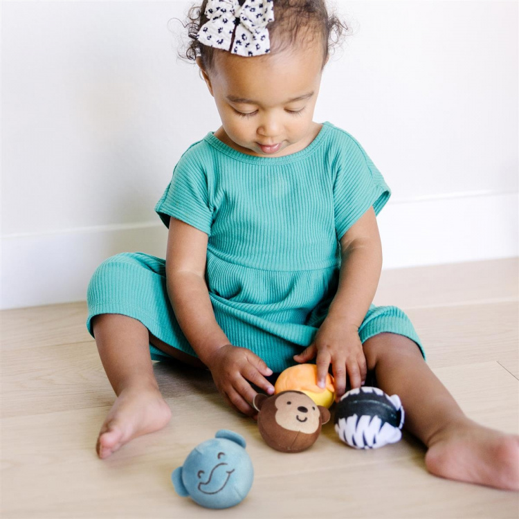 Melissa & Doug Spædbarn Rollables Safari Friends