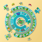 Melissa & Doug Gulvpuslespil og legesæt Round the Shore