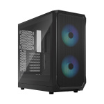 Fractal Design Focus 2 RGB sort TG klar farvetone