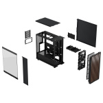 Fractal Design North kulsort TG lys farvetone