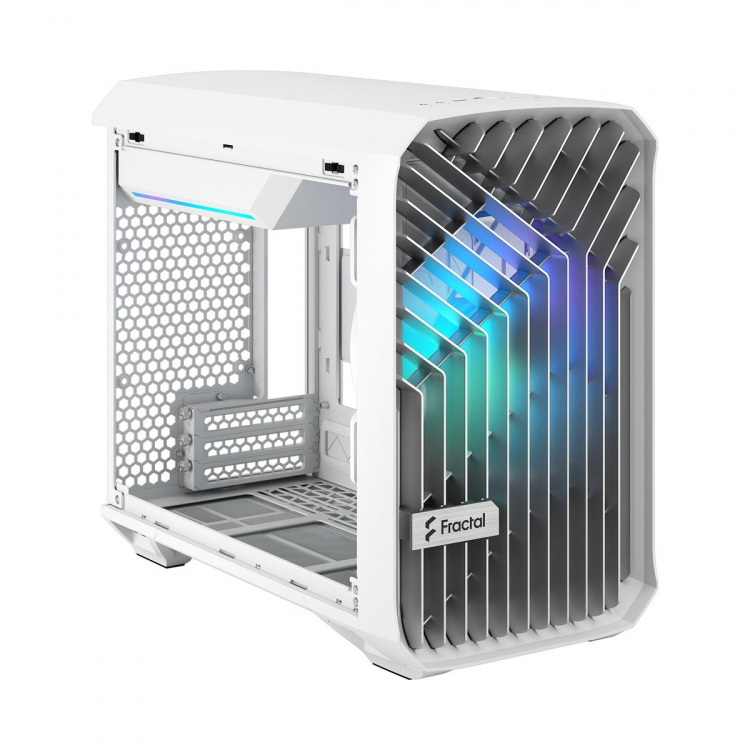 Fractal Design Torrent Nano RGB hvid TG klar farvetone