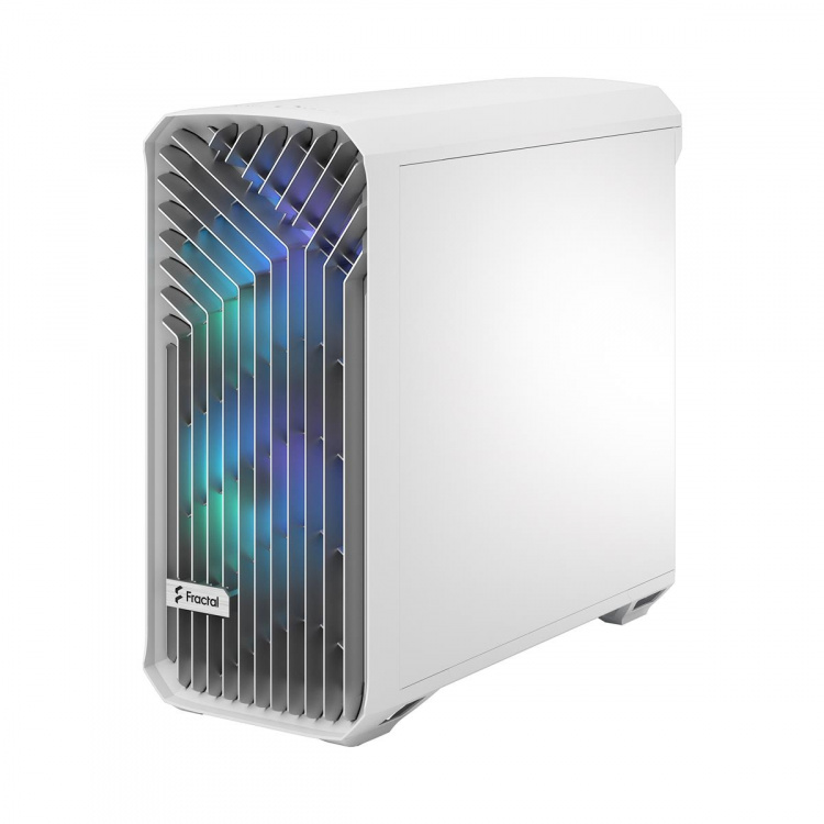 Fractal Design Torrent RGB hvid TG klar farvetone