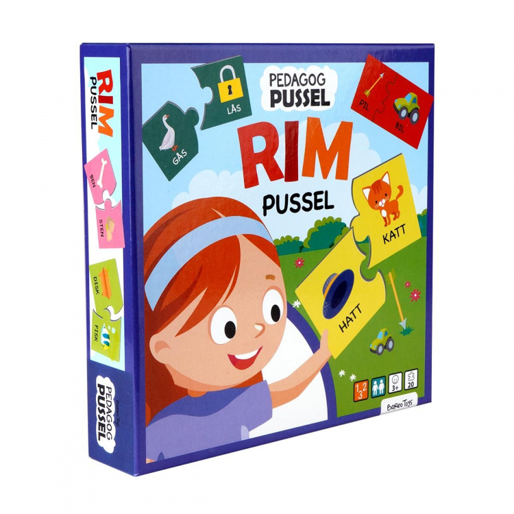 Barbo Toys Barbo Classic Pedagog Spel Rim Pussel (SE)