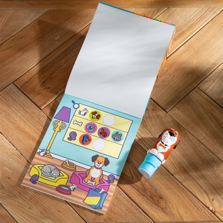 Melissa & Doug Klistermærke WOW! Hund med bog og klistermærker