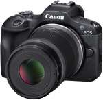 Canon EOS R100 mikrosystemkamera + RF-S 18-45 mm IS STM + RF-S 55-210 mm F5-7.1 IS STM-objektiver