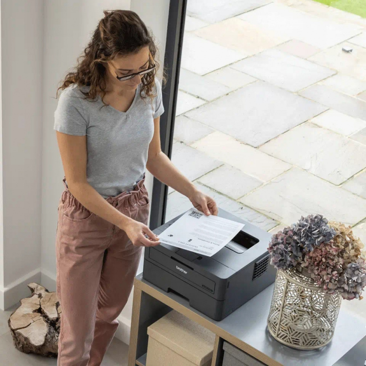 Brother HL-L2400DW sort/hvid laserprinter