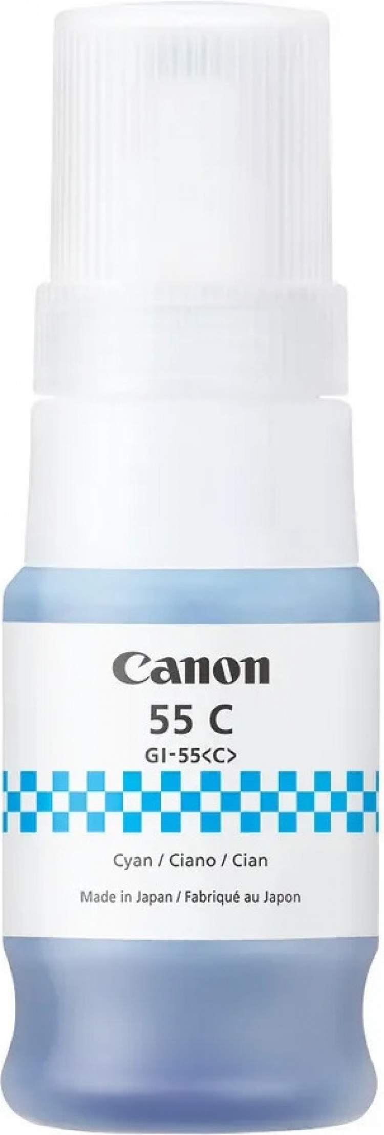 Canon GI-55C genopfyldelig cylinder, cyanid