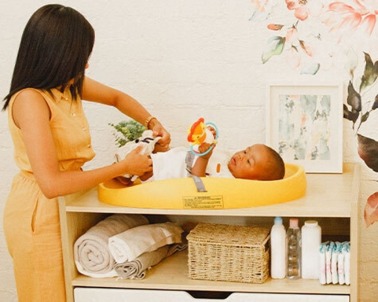 Bumbo Pusleunderlag, pudderblå