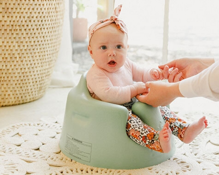Bumbo Floor Seat - babysæde, pudderblå