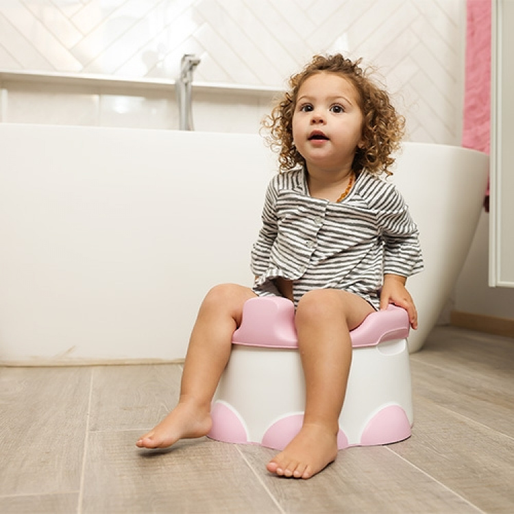 Bumbo Step N Potty - skammelpotte, vugge pink