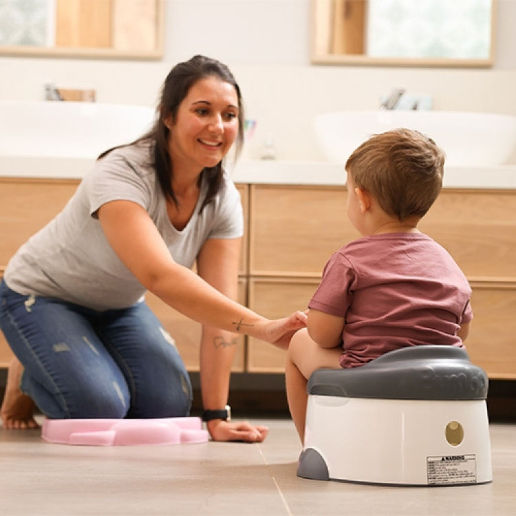 Bumbo Step N Potty - skammelpotte, vugge pink
