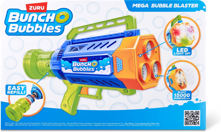 BUNCH O BUBBLES Mega Bubble Blaster - stor motoriseret boblepistol