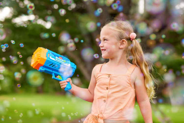 BUNCH O BUBBLES Mega Bubble Blaster - stor motoriseret boblepistol