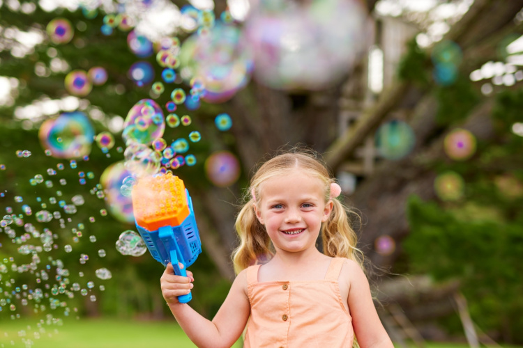 BUNCH O BUBBLES Mega Bubble Blaster - stor motoriseret boblepistol