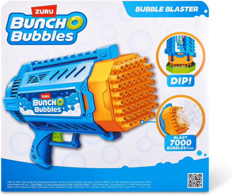 BUNCH O BUBBLES Mega Bubble Blaster - stor motoriseret boblepistol