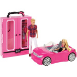 Barbie Dukke, cabriolet og skab (GVK05)