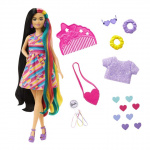 Barbie Totally Hair - Dukke med hjerte-tema (HCM90)