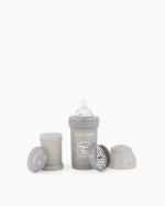 Twistshake Anti-Colic sutteflaske pastelgrå 180 ml