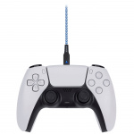 EgoGear Kabel SCH10 Hvid/Blå Type-C 3m flettet til PS5 EgoGear Kabel SCH10 Hvid/Blå Type-C 3m flettet til PS5