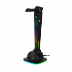 EgoGear Headsetstander SAC1 RGB 4xUSB-port Type-C 1m