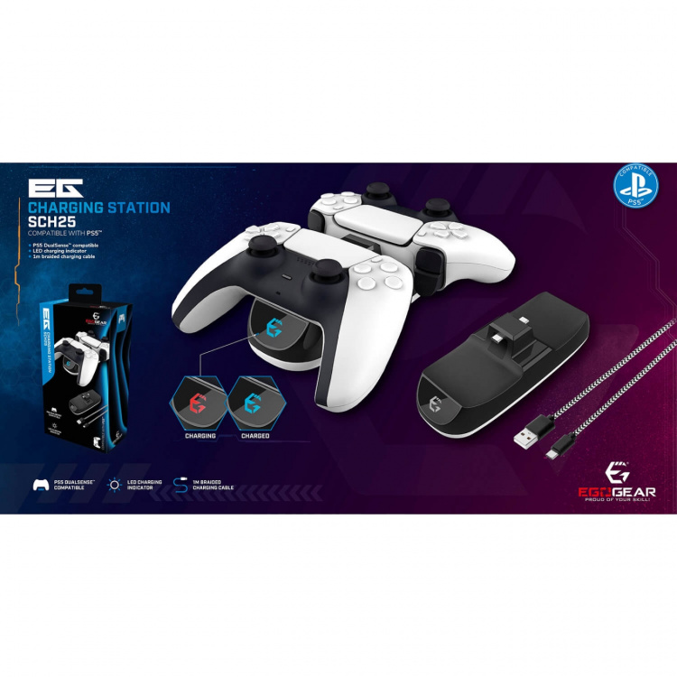 EgoGear Ladestation SCH25 til PS5