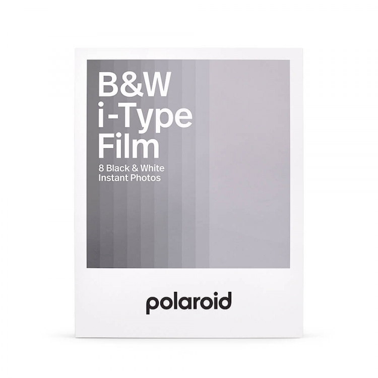 Polaroid Film Sort & Hvid i-Type Hvid Ramme