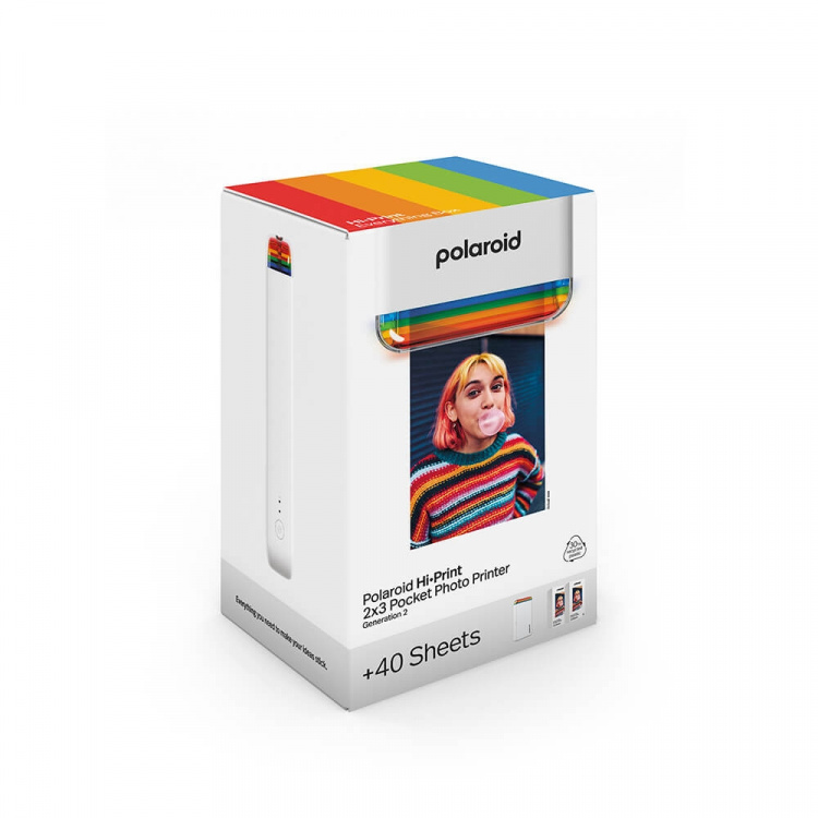 Polaroid Printer HiPrint 2x3 Gen. 2 Everything Box Hvid Polaroid Printer HiPrint 2x3 Gen. 2 Everything Box Hvid
