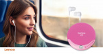 Lenco Bærbar cd-afspiller med opladningsfunktion Pink