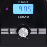 Lenco Mikrosæt med CD/MP3 Bluetooth® USB-fjernbetjening Sort Lenco Mikrosæt med CD/MP3 Bluetooth® USB-fjernbetjening Sort