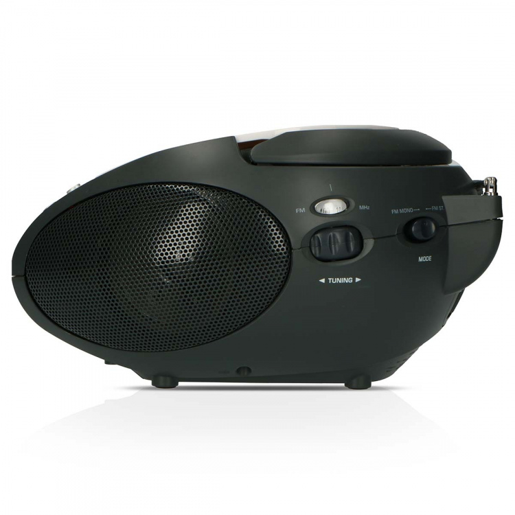 Lenco Bærbar stereo FM-radio med CD Hvid