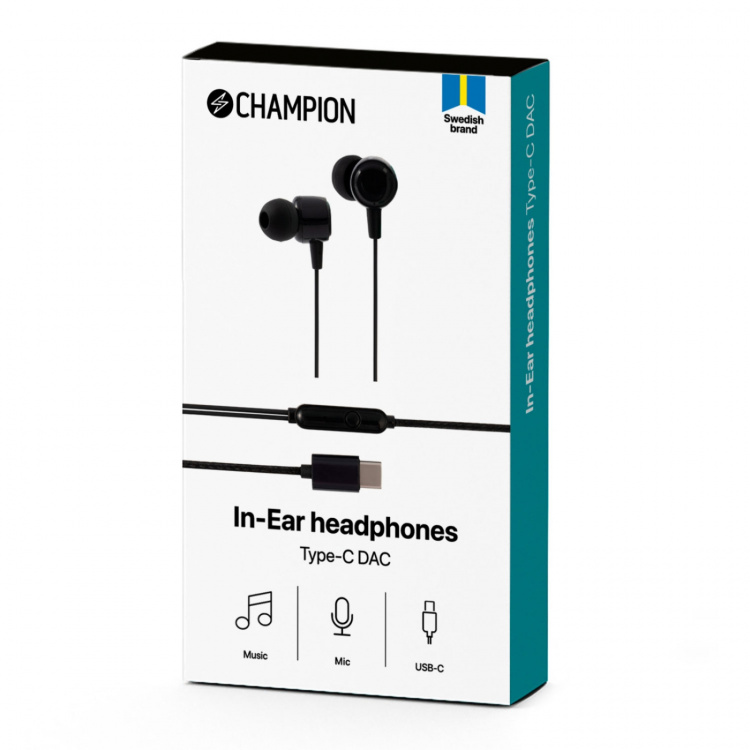 Champion In-Ear headphones USB-C Champion In-Ear headphones USB-C