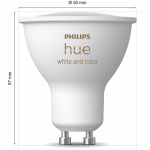 Philips Hue White and Color Ambiance GU10 400lm 3-pack