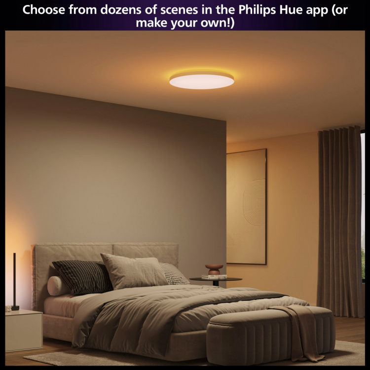 Philips Hue Datura stor takplafond Ø57,4 cm White and color ambiance 4850 lm Philips Hue Datura stor takplafond Ø57,4 cm White and color ambiance 4850 lm