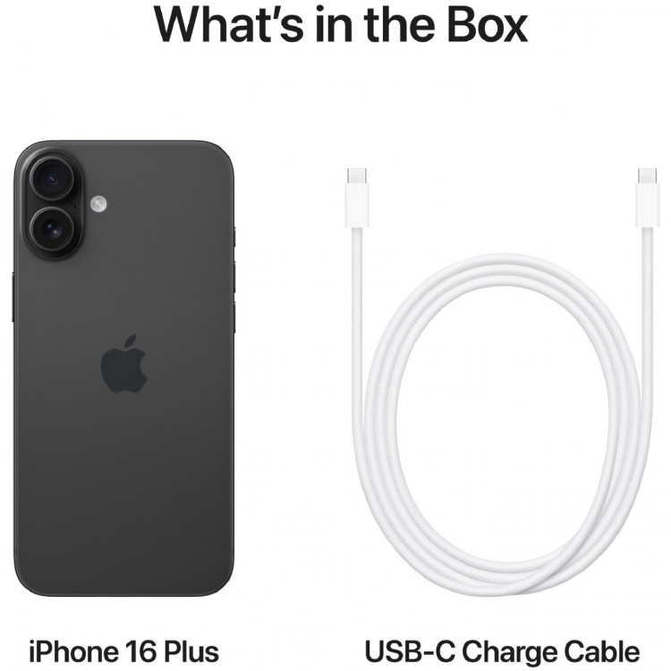 Apple iPhone 16 Plus 128GB Sort