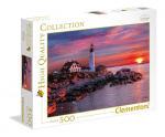 Clementoni 500 brikker Collection Portland Head Light i høj kvalitet