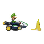 JAKKS Pacific Super Mario 2,5 tommer Spin Out Mario Kart Luigi