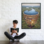 Clementoni 1000 brikker Collection Bibliodame af høj kvalitet