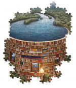 Clementoni 1000 brikker Collection Bibliodame af høj kvalitet