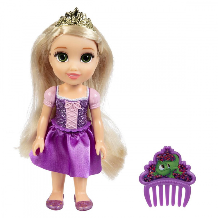 JAKKS Pacific Disney Princess 6 Inch Petite Doll med kam Rapunzel