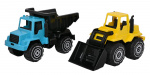 Plasto Turkos Lastbil og Gul Dumper, 30 cm