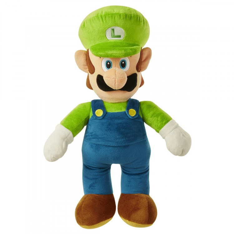 JAKKS Pacific Super Mario Plys Jumbo Luigi