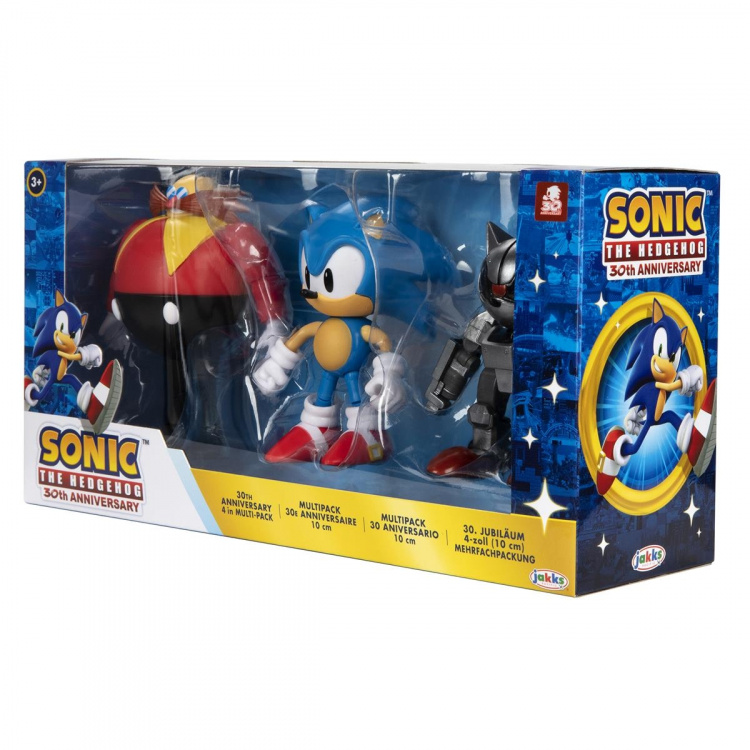 JAKKS Pacific Sonic the Hedgehog 4 Inch Figur Multi-pack